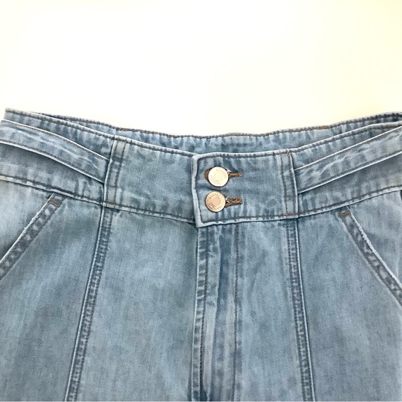 HUDSON TIE WAIST PINTUCKED TROUSER SIZE 27 - Picture 4 of 8